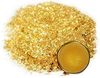 Pigmento en polvo de Mica Eye Candy "Taba Gold" (1.76 oz) multiusos para manualidades y manualidades, bombas de baño naturales, pintura, jabón, esmalte de uñas, bálsamo labial (oro rosa, 1.76 oz) - Arteztik
