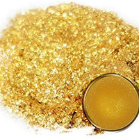 Pigmento en polvo de Mica Eye Candy "Taba Gold" (1.76 oz) multiusos para manualidades y manualidades, bombas de baño naturales, pintura, jabón, esmalte de uñas, bálsamo labial (oro rosa, 1.76 oz) - Arteztik