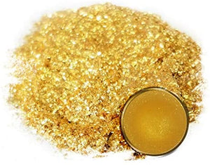 Pigmento en polvo de Mica Eye Candy "Taba Gold" (1.76 oz) multiusos para manualidades y manualidades, bombas de baño naturales, pintura, jabón, esmalte de uñas, bálsamo labial (oro rosa, 1.76 oz) - Arteztik