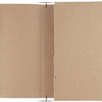 Faxco - Cuaderno de bocetos (A5, 2 unidades, tapa de papel kraft, para dibujo, libro de bocetos en blanco, 128 hojas/paquete, apertura de 180 grados (5.906 x 8.268 in) - Arteztik