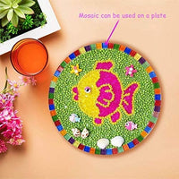 Baldosa de mosaico BestTeam, de micro cristal, para manualidades, para niños, hecha a mano, sin cristal, 10.58 oz (varios colores) - Arteztik
