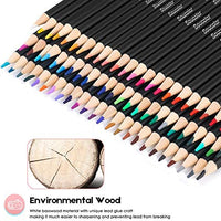 Soucolor - 72 lápices de colores con caja de lata para escuela, oficina y arte - Arteztik