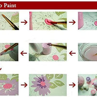 BOSHUN - Kit de pintura por números con pinceles y pigmento acrílico para manualidades con lienzo para adultos principiantes, 16.0 x 20.0 in (sin marco) - Arteztik