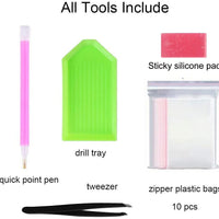 OWAY - Kit completo de pintura de diamante 5D de 20.0 x 16.0 in, kits de pintura por números de noche estrellada para decoración de pared del hogar - Arteztik