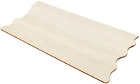 Newbested - Paquete de 24 placas de madera sin terminar, rectangulares con bordes jagged para manualidades, bricolaje, rústico, decorativo, placa de puerta (8.86 x 3.94 x 0.1 pulgadas) - Arteztik

