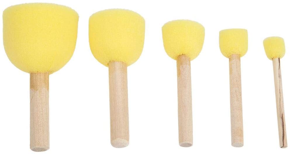 Zerodis Juego de esponjas redondas de espuma, para pintura