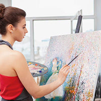 Tableros de lona de 8.0 x 10.0 in para pintura – 10 unidades de lienzo de gran valor para artistas profesionales estirados sin ácido para pintura al óleo y acrílica - Arteztik

