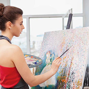 Tableros de lona de 8.0 x 10.0 in para pintura – 10 unidades de lienzo de gran valor para artistas profesionales estirados sin ácido para pintura al óleo y acrílica - Arteztik