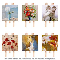 PH Pandahall 12 piezas Mini paneles de lona estirada Mini de 3" x 3" Panel de lona para pintar manualidades dibujo - Arteztik
