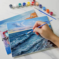 Tableros de lona de 8.0 x 10.0 in para pintura – 10 unidades de lienzo de gran valor para artistas profesionales estirados sin ácido para pintura al óleo y acrílica - Arteztik
