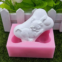 Moldes de silicona 3D para jabón de perro, moldes para velas de chocolate, pasteles, fondant, pasteles, perros, moldes - Arteztik

