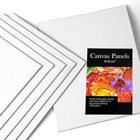 Lona para pintura, paquete de 12 unidades, lienzos para artistas de 7.9 x 9.8 in para pintura, perfecto para pintura al óleo y acrílica, panel de lienzo para pintura - Arteztik
