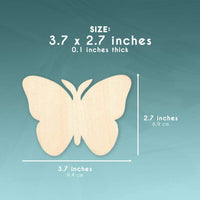 Recortes de madera sin acabar, 24 unidades de piezas de madera para manualidades, manualidades, etiquetas de regalo, decoración del hogar, 24-paquete de - Arteztik
