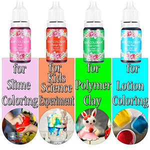 Bearals - Colorante para jabón con bombas de baño, 16 colores, colorante para bombas de baño, kit de suministros para bombas de baño, limo, jabones y manualidades (0.35 oz cada uno) - Arteztik