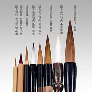 Escritura China Brush Set 8 pinceles para principiante - Arteztik