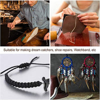 FEPITO - Hilo encerado de piel de 19 piezas de 198 yardas, 6 colores de cuero, cuerda encerada para coser con herramientas de cuero para tapicería de cuero, manualidades de costura - Arteztik
