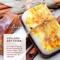 Pifito Melt and Pour Soap Base Sampler (7 lbs) │ Surtido de 7 bases (1lb ea) │ Aceite de semilla de cáñamo, transparente, aloe vera, leche de cabras, manteca de cacao, manteca de karité, castilla │ Suministros de fabricación de jabón de glicerina - Arteztik
