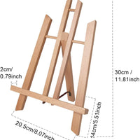 Conda - Caballete de madera de pino (12.0 in, 12 unidades) - Arteztik