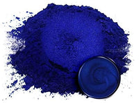 Pigmento en polvo de mica "Angel Blue" (1.76 oz o 50 gr) multiusos para manualidades y manualidades, aditivo | carpintería, epoxi, resina, bombas de baño naturales, pintura, jabón, esmalte de uñas, bálsamo de labios - Arteztik
