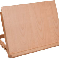 YOTINO 2 ángulos (30 ° y 60 °) mesa de escritorio de madera ajustable para dibujo, tablero de bosquejo de madera tamaño 16.5 "x12.6" x 2.4", para dibujo, dibujo, pintura, caballete con fuerte apoyo - Arteztik