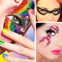 SANC 900 piezas 0.118 in 0.157 in 0.197 in Multicolor Bling Rhinestone pegatina hoja gema diamante autoadhesivo - Arteztik
