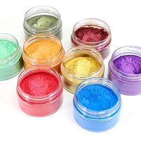 SEISSO 8 colores pigmento en polvo, 15 g/0.53 oz embotellado polvo de mica natural tinte de resina epoxi para limo, bomba de baño, bricolaje jabón vela fabricación, uñas artísticas, manualidades - Arteztik
