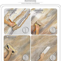 El Woolie Mini – Natural de piel de oveja almohadilla de pintura y técnicas de esmaltado sintética 5,5 x 4 in x 3/4 en. Siesta de de grosor - Arteztik