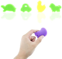 Jyongmer - Juego de 50 piezas de esponjas de colores variados para pintura y manualidades, esponjas para pintura de animales, sellos de pintura, juego de pinceles de esponja, herramientas de dibujo para niños y niños - Arteztik
