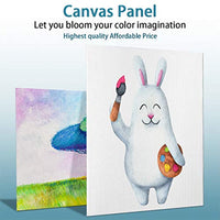 Tableros de lona de 8.0 x 10.0 in para pintura – 10 unidades de lienzo de gran valor para artistas profesionales estirados sin ácido para pintura al óleo y acrílica - Arteztik
