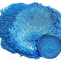 Pigmento en polvo de mica "Angel Blue" (1.76 oz o 50 gr) multiusos para manualidades y manualidades, aditivo | carpintería, epoxi, resina, bombas de baño naturales, pintura, jabón, esmalte de uñas, bálsamo de labios - Arteztik
