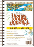 Strathmore 300 Series Bristol visual diario, 5.5"x8" Vellum, Bound de alambre, 24 hojas - Arteztik
