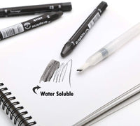Set de palillos de grafito – solubles en agua – 4B 6B 10B, suministros de dibujo artístico para lápices de dibujo y sombreado, bocetos de artista – 3 piezas - Arteztik
