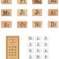 Dizdkizd 19 piezas de sellos de goma de madera, plantas y flores, decoración de madera montada sellos de goma para manualidades, tarjetas y álbumes de recortes - Arteztik