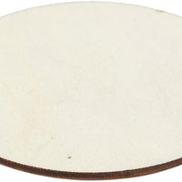Juvale 24 piezas sin terminar 4 pulgadas de madera circulares recortes para posavasos de madera, manualidades y decoración del hogar - Arteztik