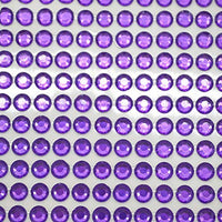 2520 pegatinas de diamantes de imitación, 5 hojas de 0.236 in, autoadhesivas, con gemas de colores, para manualidades, cuerpo, festivales de maquillaje, carnaval (morado oscuro) - Arteztik
