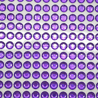 2520 pegatinas de diamantes de imitación, 5 hojas de 0.236 in, autoadhesivas, con gemas de colores, para manualidades, cuerpo, festivales de maquillaje, carnaval (morado oscuro) - Arteztik
