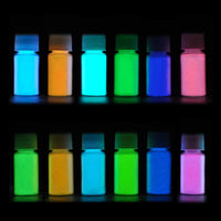 Biutee The Dark Pigment Powder con lámpara UV 12 colores 0.7 oz resina epoxi color pigmento tintes para bricolaje Slime, pintura acrílica, arte de uñas, pintura, manualidades - Arteztik