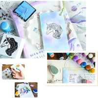 5 esponjas de dedo para pintar tarjetas de dibujo. - Arteztik