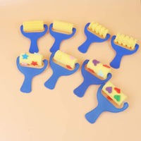 STOBOK - Juego de 8 brochas de esponja para dibujo, para niños, pintura, graffiti - Arteztik