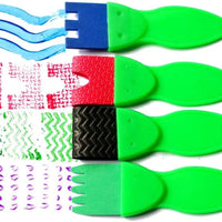 Kit de pintura de aprendizaje temprano para niños, brochas de pintura de esponja para niños, para aprender a hacer tú mismo, incluye esponja de espuma con patrón de flores y 26 alfabetos ingleses, 47 piezas - Arteztik