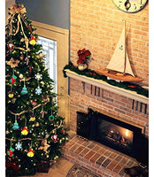 50 adornos de madera sin terminar para decoración navideña y manualidades, 10 estilos de madera sin terminar para decoración de Navidad y manualidades - Arteztik

