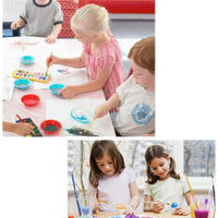 60 esponjas de espuma de pintura, pinceles de pintura, herramientas de dibujo, kits de pintura para niños, arte temprano y manualidades, aprendizaje - Arteztik
