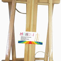 MoHoLi - Caballete de madera para mesa de 14 pulgadas para pintura, un marco de mini soporte de lona resistente para proyectos de pintura, regalo de fiesta, caballetes de arte a granel para niños y adultos 2 caballetes - Arteztik