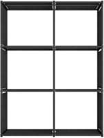 Suoernuo - Estantería de almacenamiento para libros, 6 cubos, almacenamiento en armario, estante para salón, dormitorio, oficina, estanterías para libros, ropa, juguetes, zapatos, artes - Arteztik
