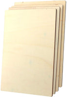 Twdrer 4 unidades de placas de madera rectangulares sin terminar, placas de madera para bricolaje en casa, manualidades, pintura, escritura, decoración de boda (10.5 x 7.0 x 0.2 in) - Arteztik

