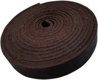 Correas de piel TOFL para artesanías, 4 onzas 1/6" de grosor, 1/2" de ancho y 72" de largo - Arteztik
