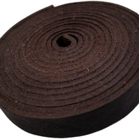 Correas de piel TOFL para artesanías, 4 onzas 1/6" de grosor, 1/2" de ancho y 72" de largo - Arteztik