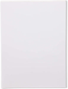 Juvale - Bloc de papel para dibujo, 50 hojas blancas, 9.1 x 11.8 in - Arteztik