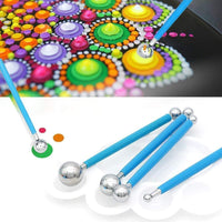 Kit de pintura de mandala, 35 piezas, herramientas de punto, pinceles de pintura, plantilla para pintura de roca, colorear, dibujar y dibujar suministros de arte - Arteztik