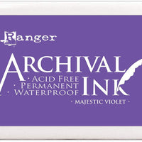 Ranger Archival Ink Jumbo - Almohadilla de tinta #3-Majestic Violet - Arteztik